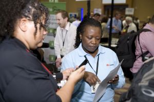COnvention corporate show attendees  doing business 